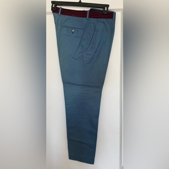 Alexander McQueen Blue Chinos for Casual Elegance